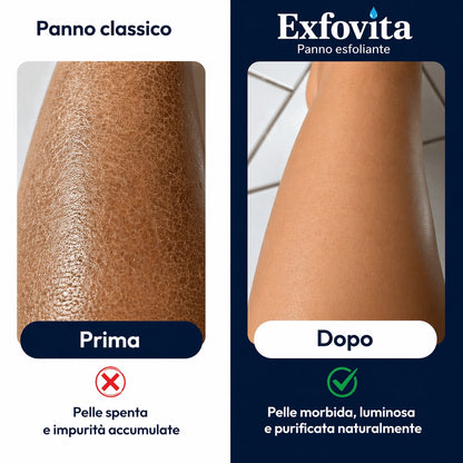 Panno esfoliante da doccia | Esfovita