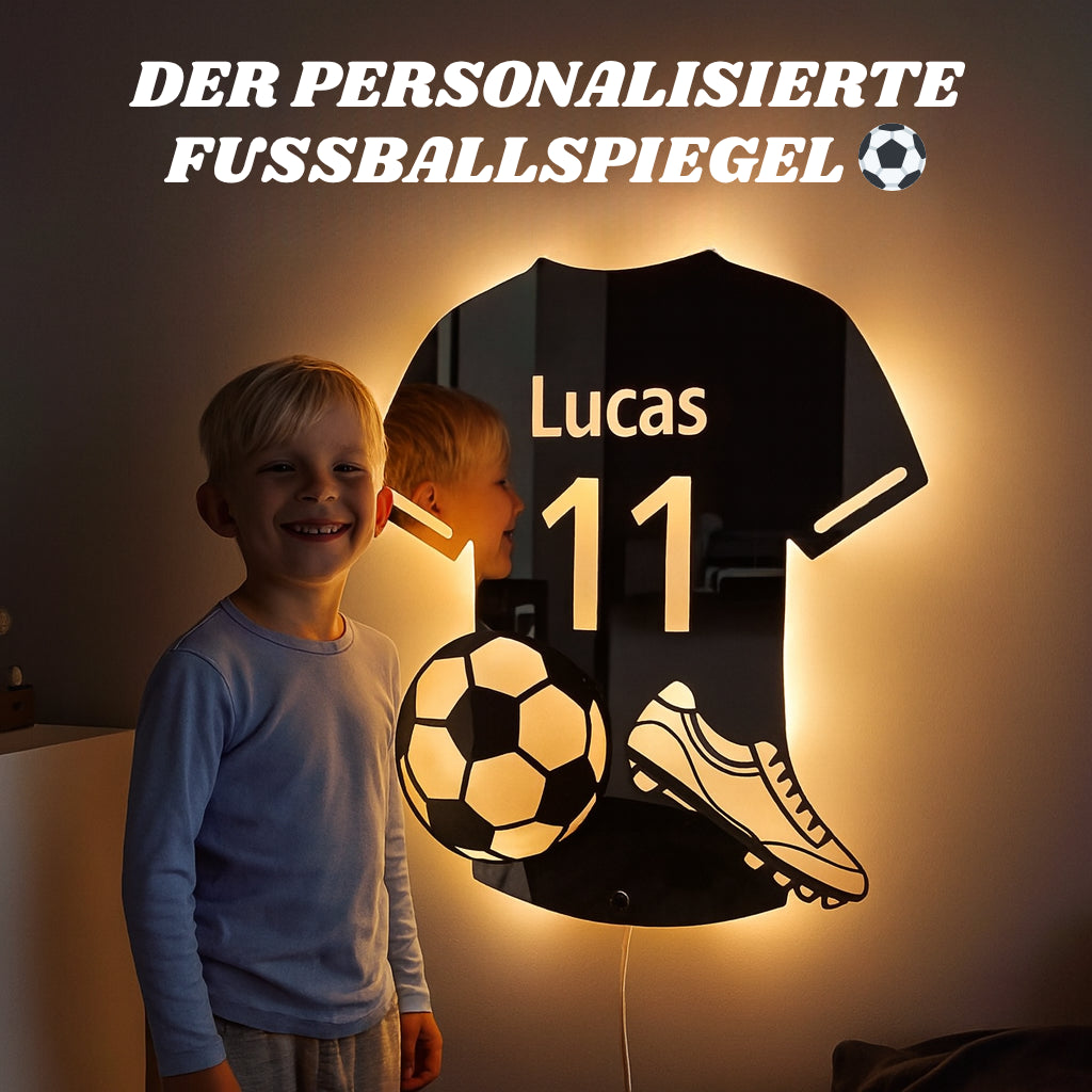 LumiGoal | Personalisierter LED-Fußballspiegel
