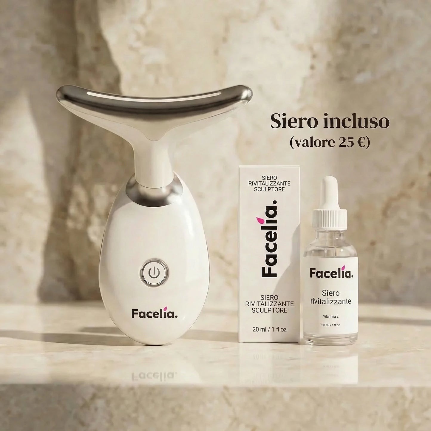 Facelia® | Dispositivo rassodante viso + 1 Siero in OMAGGIO
