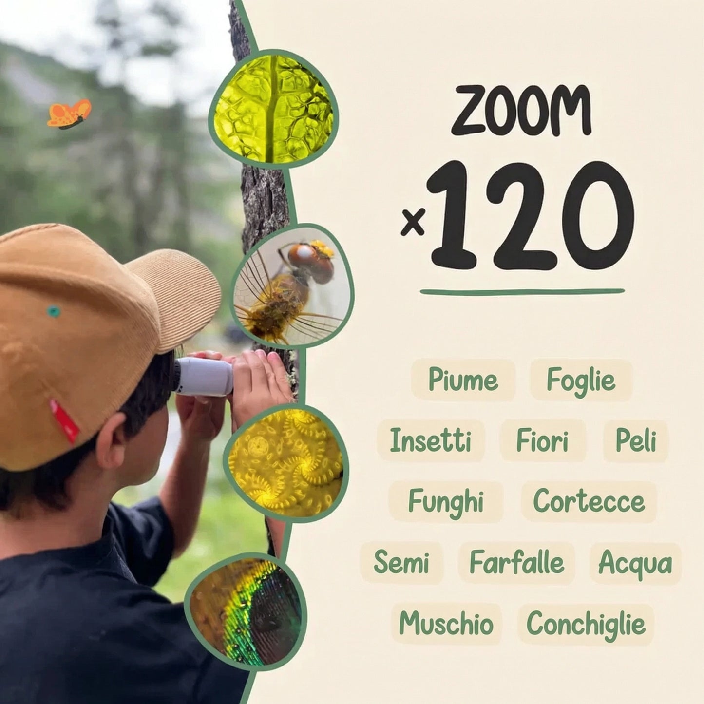 MiniScopio™ | Microscopio portatile per bambini