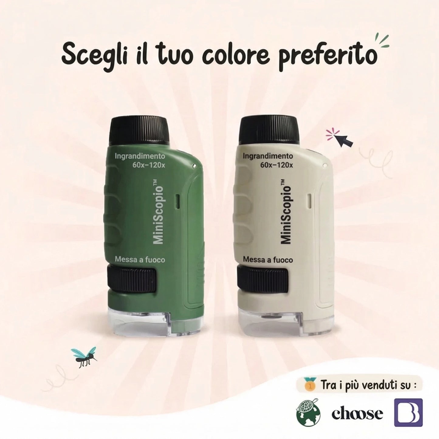 MiniScopio™ | Microscopio portatile per bambini